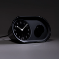 Retro Curved Analog Wake-Up Clock With Tactile One-Touch Snooze & Progressive Acoustic Alarm